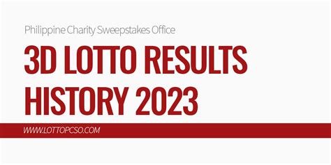 109 swertres result history|Swertres Lotto Result History and Summary.